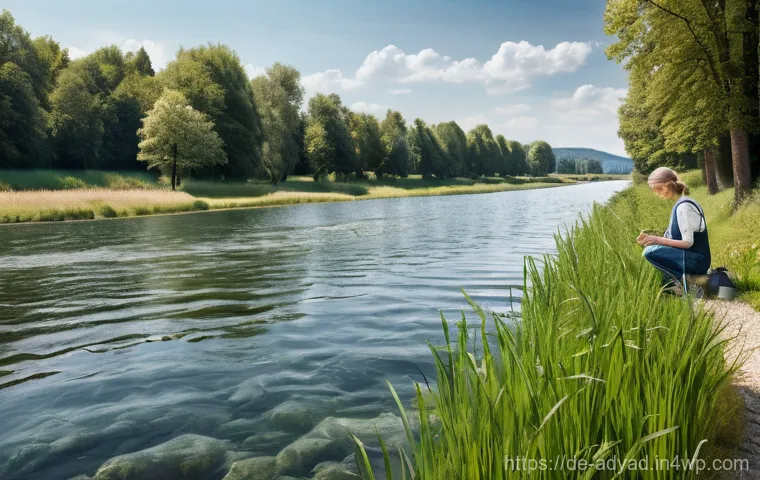 물 안보 문제 해결을 위한 시민 참여 방안 - **Prompt 1: The Evolution of Water Awareness in Germany**
A split image, depicting a stark contr...