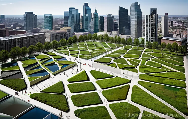 신도시 물 관리 전략 - **Prompt:** A vibrant, modern residential neighborhood seamlessly integrates sustainable water manag... 신도시 물 관리 전략 - **Prompt:** A vibrant, modern residential neighborhood seamlessly integrates sustainable water manag...