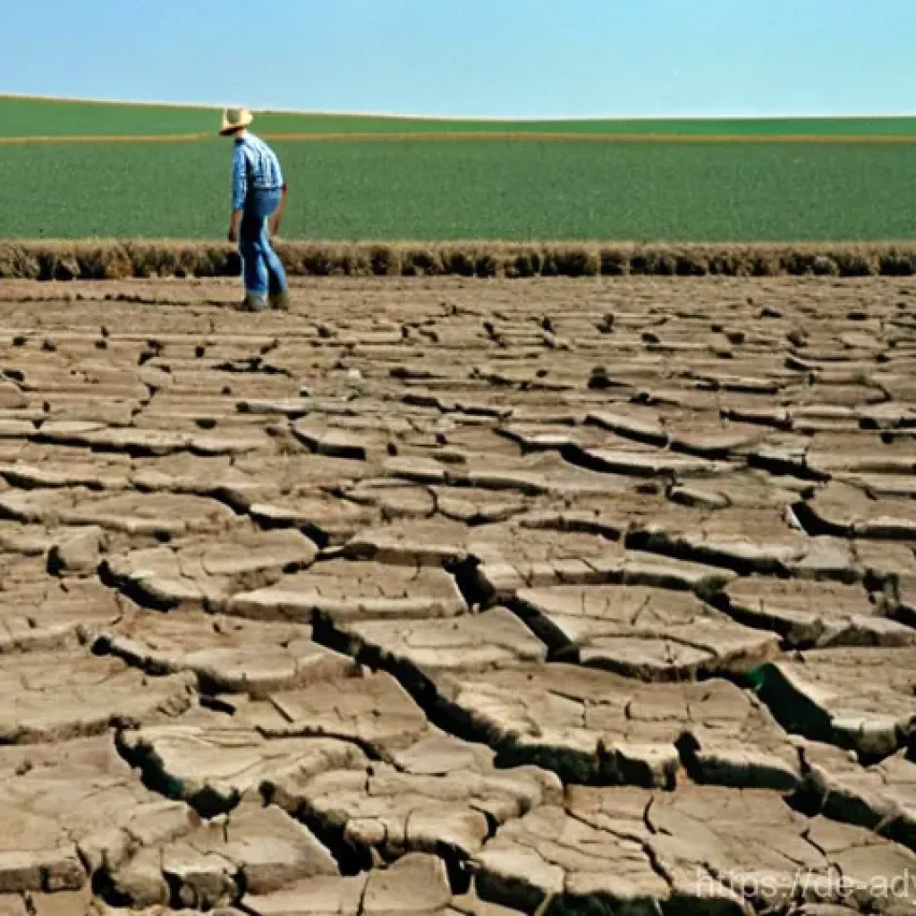 물 안보를 위한 커뮤니티 참여 증진 방안 - **Image Prompt 1: German Agricultural Landscape under Severe Drought**
A panoramic, high-definit...
